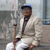 Old Man and Statue - Plaza del Teatro, Quito, Ecuador